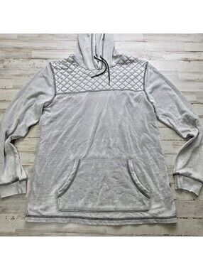 Buckle BKE Black Shirt Mens Hoodie Med - Gray Distressed
